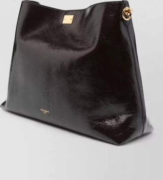 Dolce & Gabbana tumbled leather shoulder bag vintage detail