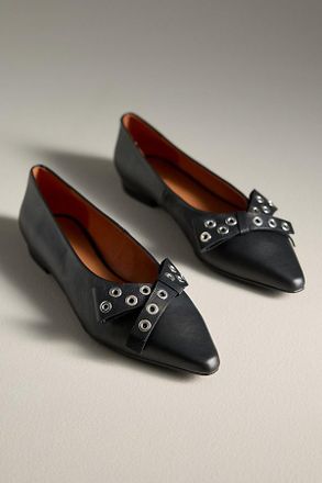 Maeve Grommet Bow Flats