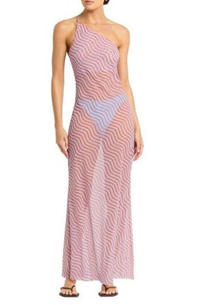 Bond-Eye Amelia Cover-Up Minidress in Sunbaked Stripe at Nordstrom Rack, Size X-Small/small