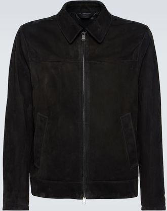 Brioni Suede blouson jacket