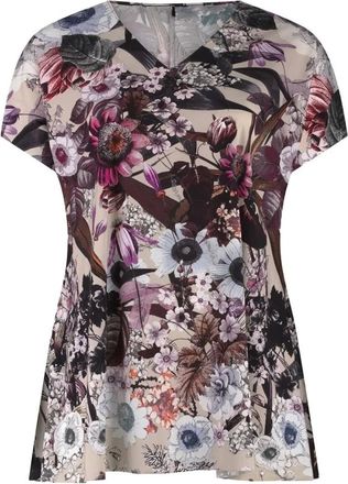 Plus Basics Dames, Tops, Veelkleurig, Maat: 3XL