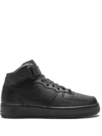 Nike Air Force 1 Mid 07 2021 Release Triple Black sneakers