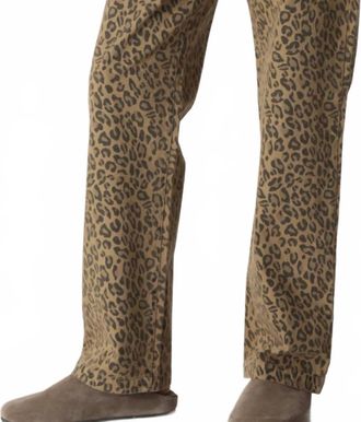 Electric & Rose Easy Leopard Pant In Natural