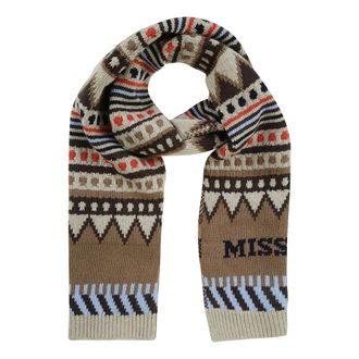 Missoni Winter Scarves, male, Multicolor, Size: ONE SIZE Beige Brown Scarf