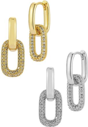 Glaze Jewelry Gold Plated Cz Earrings
