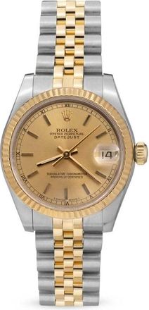 Rolex Pre-owned Rolex Datejust Automatic Champagne Dial Ladies Watch 68273 CSJ