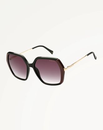 Radley London Black Oversized 70S Sunglasses Wandsworth SS26 Radley London