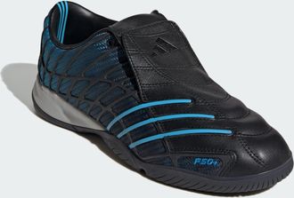 adidas Originals ADIDAS Originals Mens F50 SALA SHOES - Black/Blue Leather - Size UK 10.5