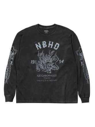 Neighborhood dragon long-sleeve T-shirt - Black