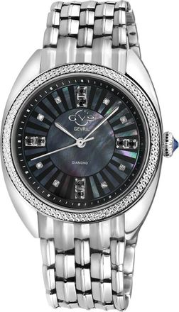 Gevril Group Palermo Diamond Mother of Pearl Dial Ladies Watch 13100B