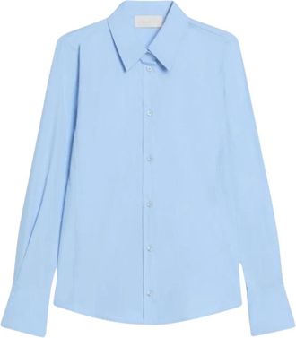 iBlues Iblvallo Shirt - Dames - Overhemden - Blauw - M - Katoen - Overhemden