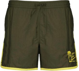 Dr&ocirc;le de Monsieur Logo-embroidered Swim Shorts