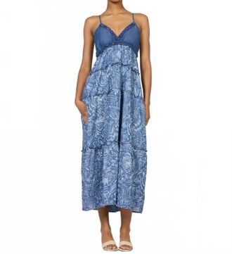 Dear John Denim Vicky Maxi Dress In Avalon