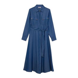 Oltre Mujer, Vestidos, Azul, Talla: 3XL