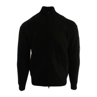 C.P. Company Cardigans, male, Black, Size: S Rfcmkn708A Cardigan
