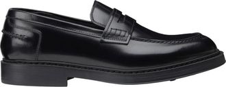 Doucal's Penny Loafer - Heren - Loafers - Zwart - 44 EU - Leer - Schoenen