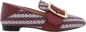 Bally Janelle Buckle Monogram Loafers