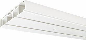 Liedeco Gardinenstange 2 läufig-läufig Fixmass