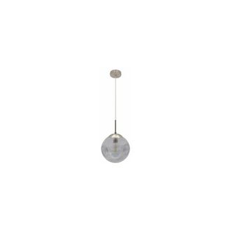 Fabrilamp Colgante Pinap 1xe27 Niquel/ahumado Regx25x25 Cm