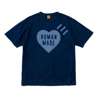 Human Made Indigo 1 T-shirt Indigo Blue HM23CS037