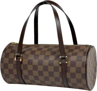 Louis Vuitton Pre-owned Damier Canvas Handbag - Dames - Vintage Handtas - Bruin - ONE Size - Vintage