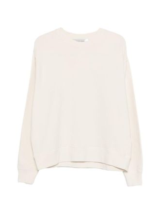 Golden Goose White Solid Crew Neck Sweatshirt