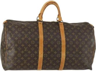 Louis Vuitton Pre-owned Weekend Bags, female, Brown, Size: ONE SIZE Pre-owned Weekend Bag