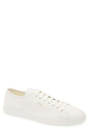 Prada Smooth Sneaker in Avorio at Nordstrom, Size 11.5Us