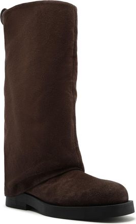 Schutz Keira Up Platform Knee High Boot in Root Brown at Nordstrom, Size 10.5
