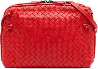 Bottega Veneta Pre-owned Bottega Veneta Nappa Intrecciato Nodini Crossbody B04911995K