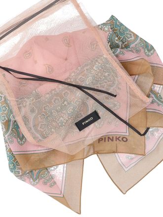Pinko Womens Scarfs Pink Cotton