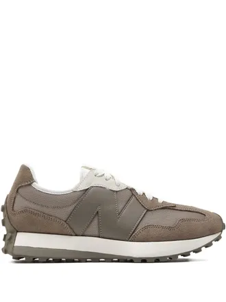 New Balance 327 sneakers met suède vlakken - Bruin