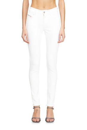 Diesel Skinny Jeans Regular Waist 2017 Slandy, Colored, Zip fly