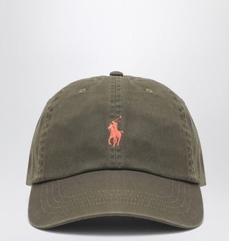 Polo Ralph Lauren Olive green baseball cap with logo
