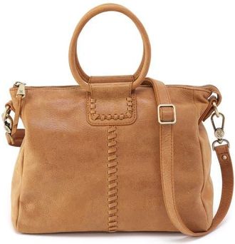 Hobo Medium Sheila Leather Satchel in Whiskey at Nordstrom