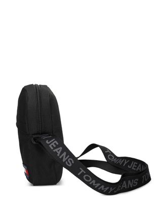 Tommy Jeans Borsa messenger Essential Repeat Logo - Nero