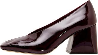 Cesare Gaspari Patent Block Hakken - Dames - Pumps - Rood - 39 EU - Leer - Schoenen