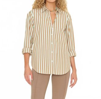 Xirena Beau Shirt In Tobac Green