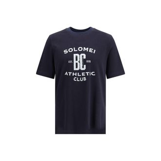 Brunello Cucinelli Blue Cotton Mens T-Shirt