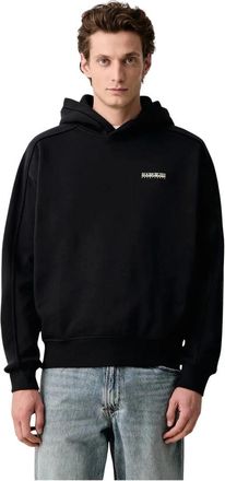 Napapijri Sudadera con capucha Teza - Sweatshirts & Hoodies - Hombre - Negro - M