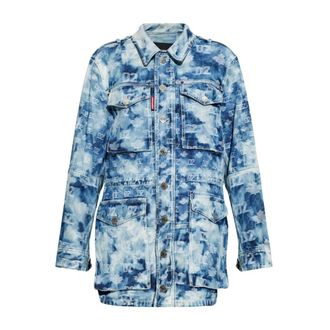 Dsquared2 Mujer, Chaquetas, Azul, Talla: M