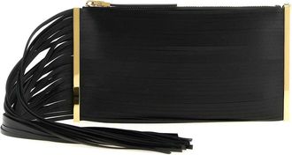 Elisabetta Franchi Fringed Clutch