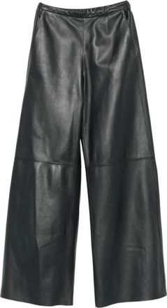 Forte_Forte My Pants - Dames - Leren Broeken - Blauw - XS - Leer - Broeken