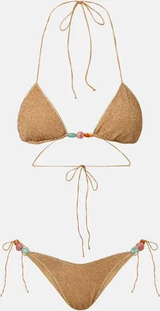 Os&eacute;ree Os&eacute;ree Lumi&egrave;re beaded bikini