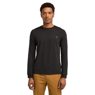 Timberland Langarmshirt TIMBERLAND DUNSTAN RIVER Long Sleeve Tee, Herren, Gr. XXL, schwarz (schwarz, pavement), Jersey, Obermaterial: 100% Baumwolle, unifarben, 