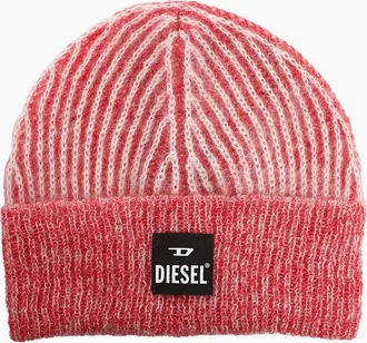 Diesel Mens Edro Mohair Hat - White - Size: ONE size