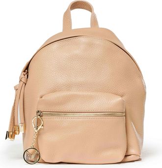 Melluso Zaino donna in pelle nude bor5356