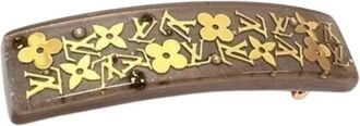 Louis Vuitton Pre-owned Accessories, female, Brown, Size: ONE SIZE Pre-owned Fabric Hair Accessory