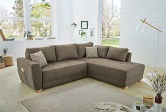 Jockenhöfer Ecksofa »Luzern L-Form« mit Bettfunktion und geräumigen Bettkasten