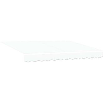 vidaXL Toldo Retr&aacute;ctil Blanco 350 X 200 Cm Poli&eacute;ster, Aluminio Vidaxl